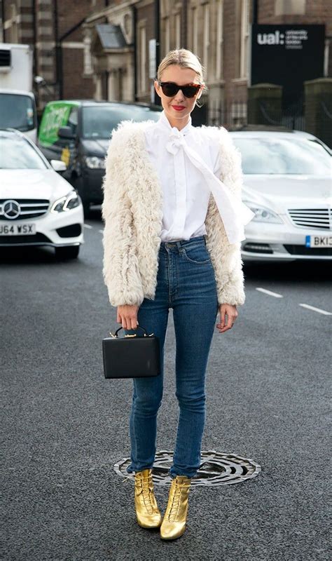 13 outfit formulas for high waisted jeans via whowhatwear looks street style street style