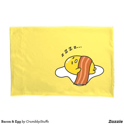 Bacon And Egg Pillow Case Custom Pillow Cases Pillowcases And Shams