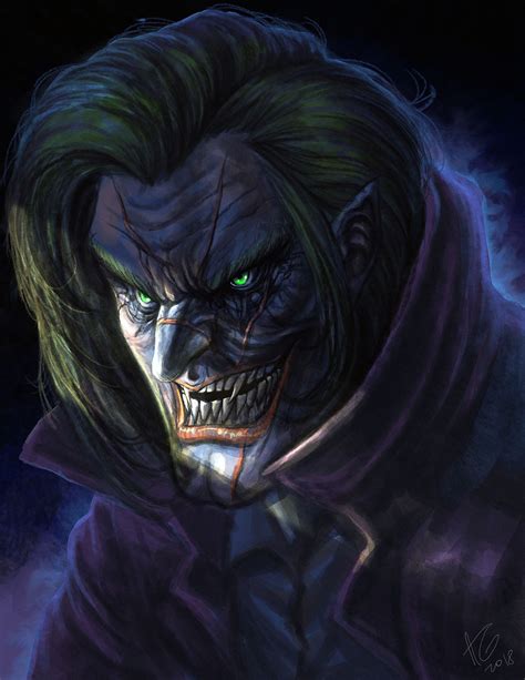 Artstation Artjam Vampire Joker Allen Michael Geneta Joker