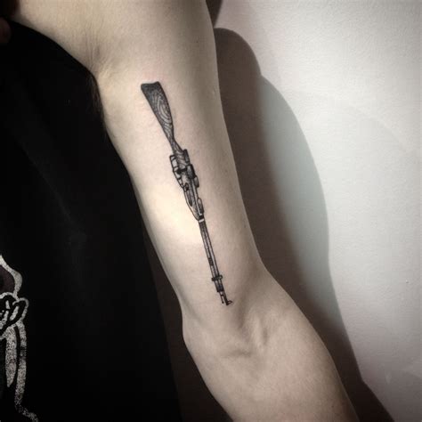 Lever Action Rifle Tattoo