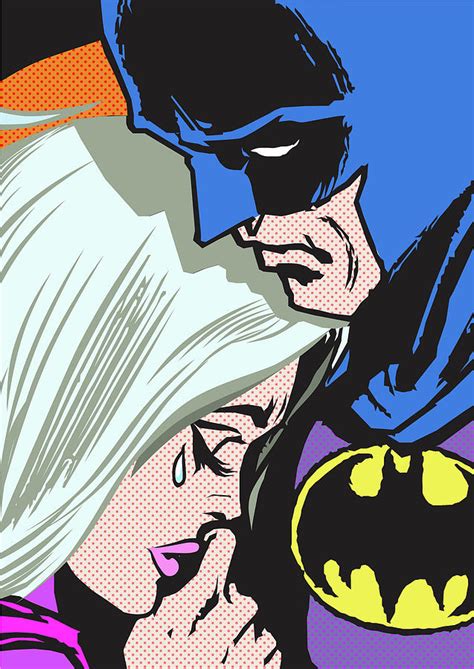 Batman In Love Digital Art By Pop Art World