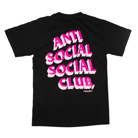 Anti Social Social Club X Period Correct T Shirt Black L Anti