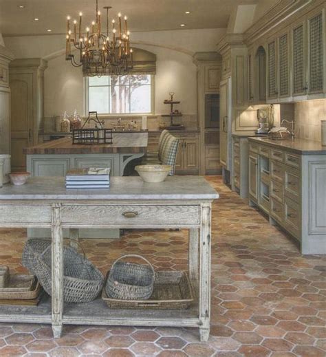 70 Tile Floor Farmhouse Kitchen Decor Ideas 26 French Farmhouse