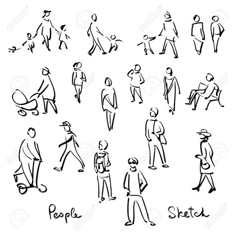 Drawing Outlines Of People At Getdrawings Free Download