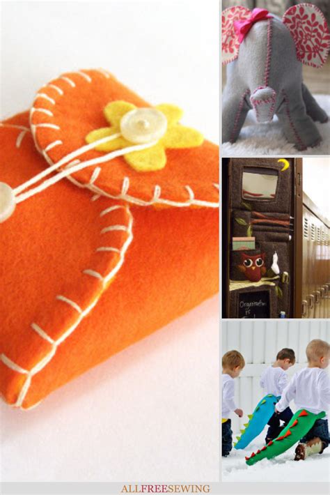 25 Felt Sewing Projects Free