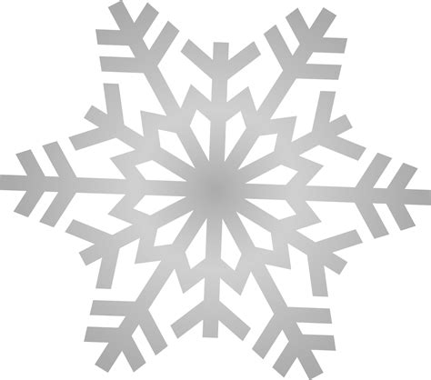 Snowflake Clip Art Silver Fresh Snow Png Download 20001765 Free