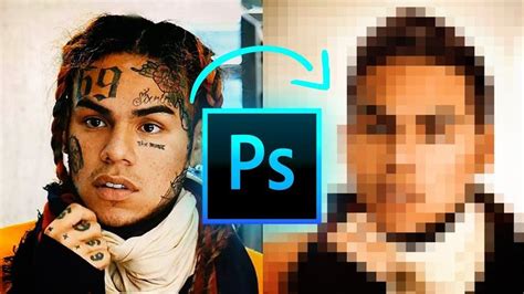 6ix9ine Extreme Makeover Photoshop Edition Removing Tattoos Long H