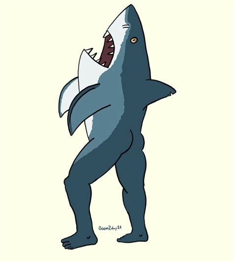 I Drew The Shark With Legs From The Rwoosh Video Hope You Like It