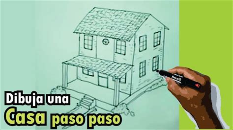 Cómo Dibujar Una Casa Paso A Paso 24 How To Draw An Easy House Youtube