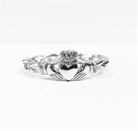 sterling silver ladies triple twist claddagh ring house of claddagh irish collections