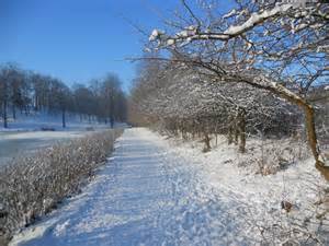 Sunny Snow Path © R Lee Geograph Britain And Ireland