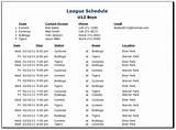 Pictures of Basketball Schedule Maker