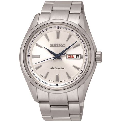 Seiko Mens Automatic Daydate Silver Dial Watch Watches From Francis