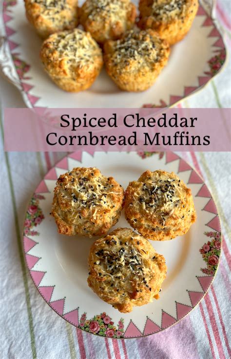 Food Lust People Love Spiced Cheddar Cornbread Muffins Muffinmonday