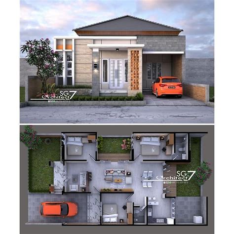 model rumah minimalis luas tanah  desain rumah minimalis luas