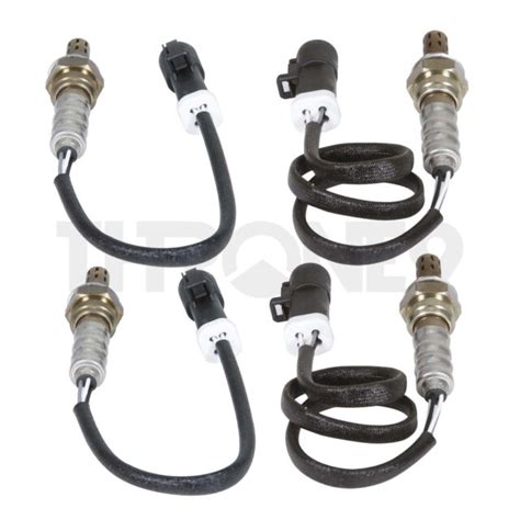 4pcs Oxygen O2 Sensor Upstream And Downstream For 99 00 01 02 03 Ford F