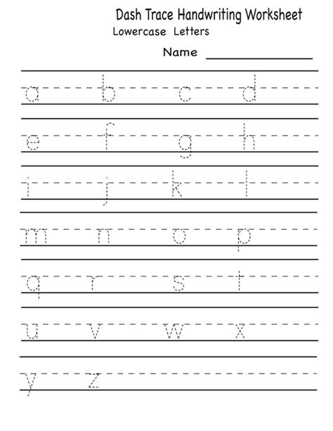 Traceable Alphabet Worksheets A Z Preschool Handwriting Worksheets