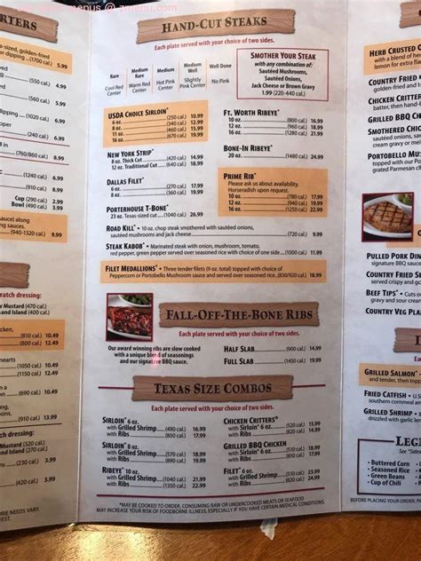Texas Roadhouse Menu With Prices 2024 Deals Farica Loraine