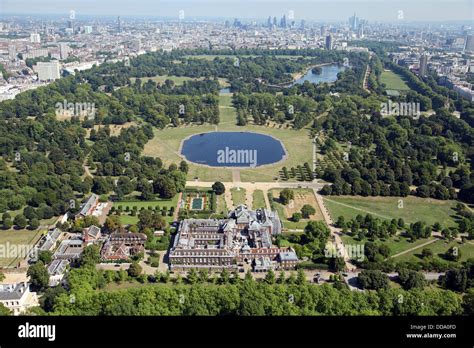 Aerial View Of Kensington Palace In London Home Of Prince William