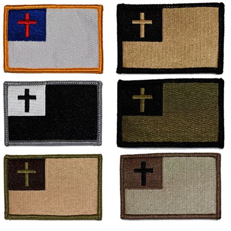 2x3 Christian Flag Patch Christian Flag Flag Patches Patches
