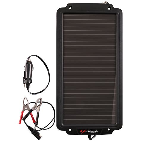 Solar Battery Maintainer Charger Schumacher Car Auto Boat Powered