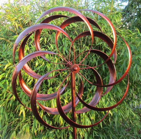 Garden Wind Spinner Wind Sculpture Kinetic Art For