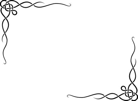 Black Page Border Designs Clipart Best