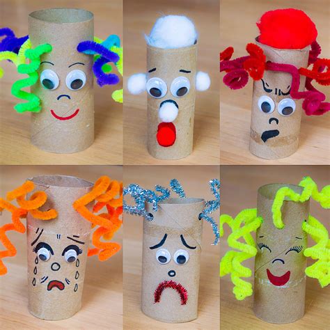 Emotions Body Feelings Mind DIY Puppets Craft 101