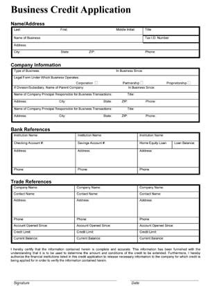 Make your request from the comfort of your home. Credit Application Forms | Free Template - Small Business ...