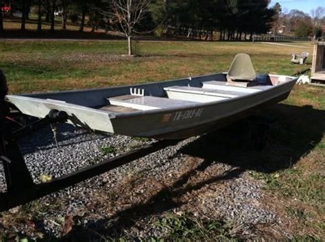12 Ft Aluminum Jon Boat W Trailer For Sale In Birchwood Tennessee