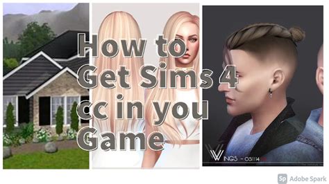 How To Get Sims 4 Cc In Your Game Youtube