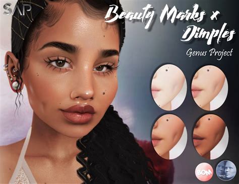 Second Life Marketplace Dimples And Beauty Marks Genus Bom