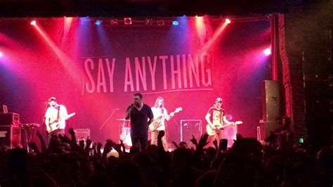 Say Anything Every Man Has A Molly Youtube