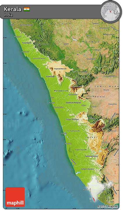 Explore and download more than million+ free png transparent images. Free Physical Map of Kerala, satellite outside