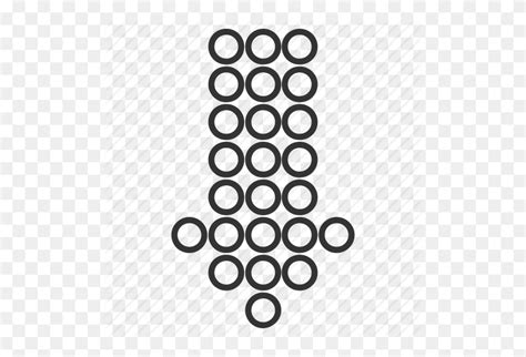 Circle Dots Cursor Download Guardar Pointer Pointing Arrow White