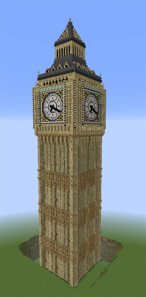 Big Benelizabeth Tower In Minecraft Rlondon