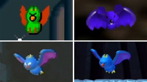 Evolution Of Swoop In Super Mario Games Youtube