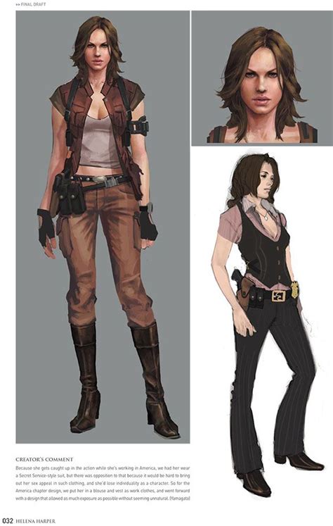 Resident Evil 6 Artworks Concept Art World Resident Evil Girl