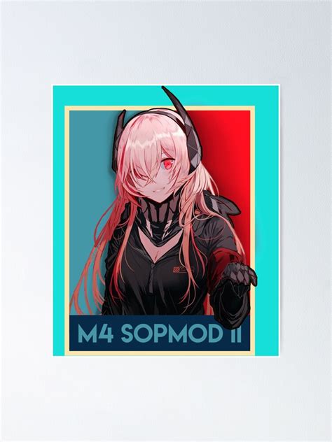 M4 Sopmod Ii Poster By Feicorp Redbubble