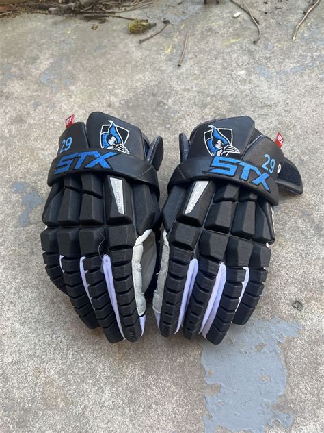 2023 Johns Hopkins Mens Lacrosse STX Large Surgeon RZR Lacrosse Gloves