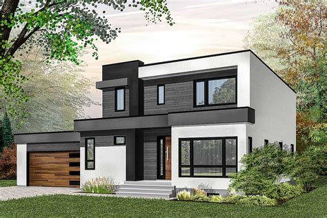 Modern House Plan With Master Up With Outdoor Balcony 22487dr Architectural Designs House