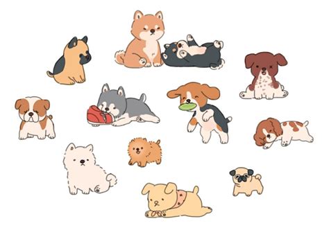 Find & download free graphic resources for cute animals. Cute dog drawing by Preston Heldibridle on style study | Animal drawings, Chibi dog