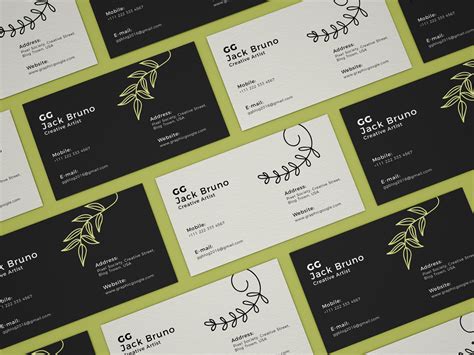 Download Free Branding Business Card Mockup PSD Vol 1 - izDownload.com - Free Download Resource for ...