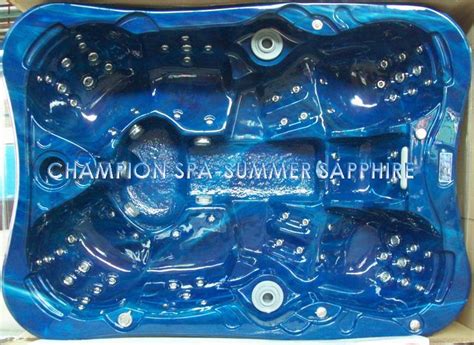 China Outdoor Jacuzzi Spa Hot Tub With Summer Sapphire Color Spa 6660