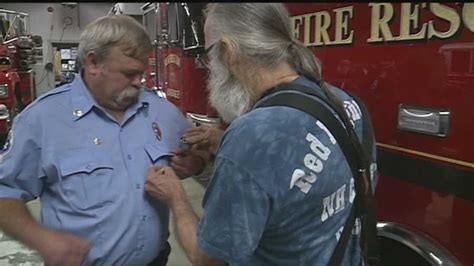 Firefighter Honored For Saving Mans Life