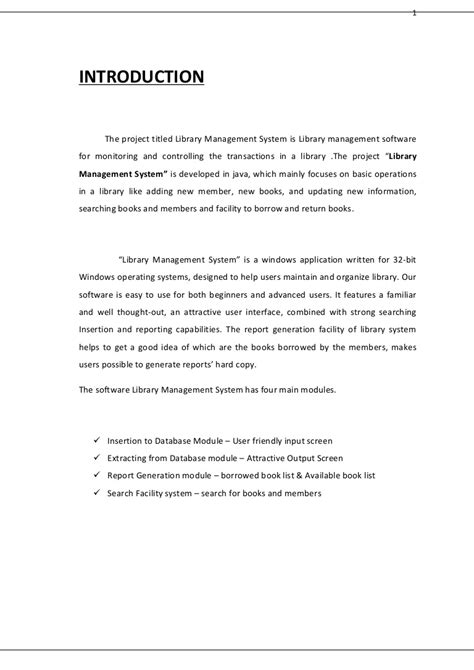 The recipient of a report can be your (imaginary) boss, professional group, administration, your peers or coworkers. Library mangement system project srs documentation.doc