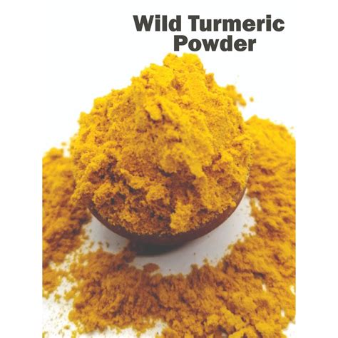 Pure Ground Wild Turmeric Powder Kasturi Manjal Cucurmin Face
