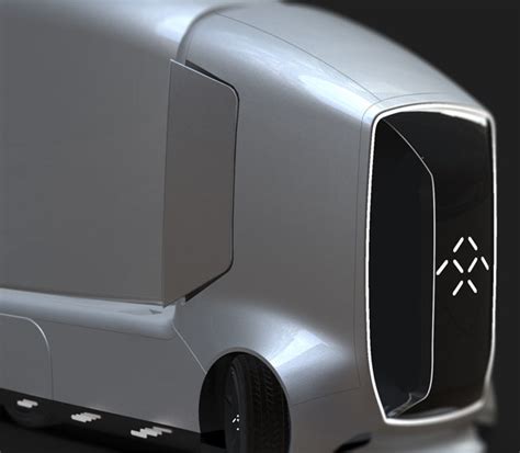 Futuristic Autonomous Semi Truck Concept Proposal For Faraday Future