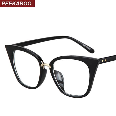 Peekaboo New 2018 Fashion Cat Eye Glasses Frames Optical Brand Design