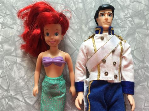 1989 The Little Mermaid Ariel And Prince Eric Dolls Tyco Disney By Sweetemotionvintages On